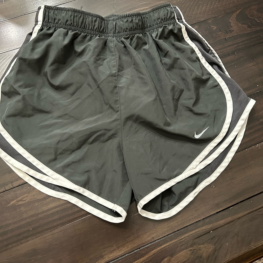 Grey small kids Nike dri fit shorts